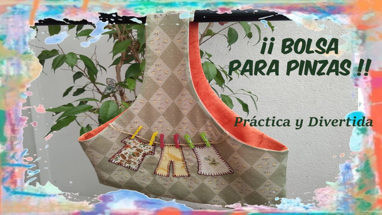 BOLSA para las PINZAS. *Patrón GRATIS*