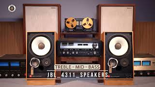JBL 4311WX-A Studio Monitors Pair of Speakers – Fully Restored - 1-Year WRT
