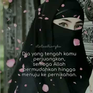 status wa kekinian perjuangan menuju pernikahan..