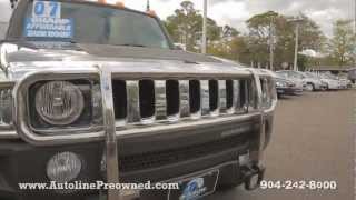 Match Highlights Autoline Preowned 2007 Hummer H3 SUV  For Sale Used Walk Around Review Test Drive Jacksonville