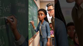 Mariam face au cauchemar du tableau noir #mariam #maths #prof #ecole #cruel #equation #histoire