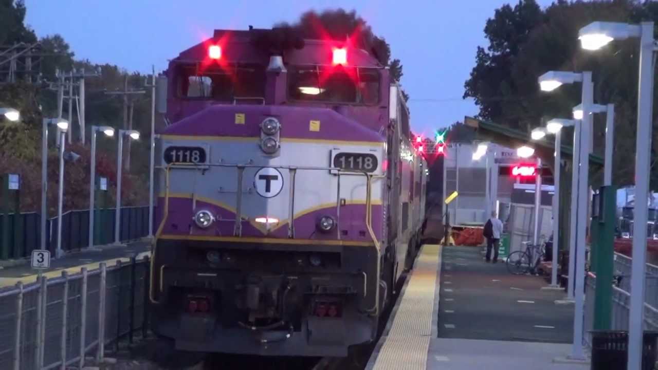 Leominster MBTA Commuter Trains (1007 Outbound, 1118 Inbound