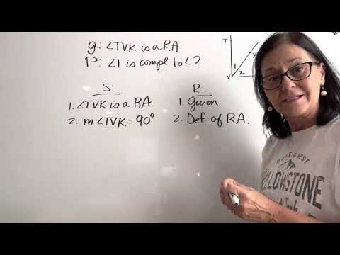 Geometry Chapter 3 Lesson 5 proofs