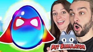 PACK OPENING SUPER OEUF SUR PET SIMULATOR 99 ! SUPERHERO EGG PET SIM 99