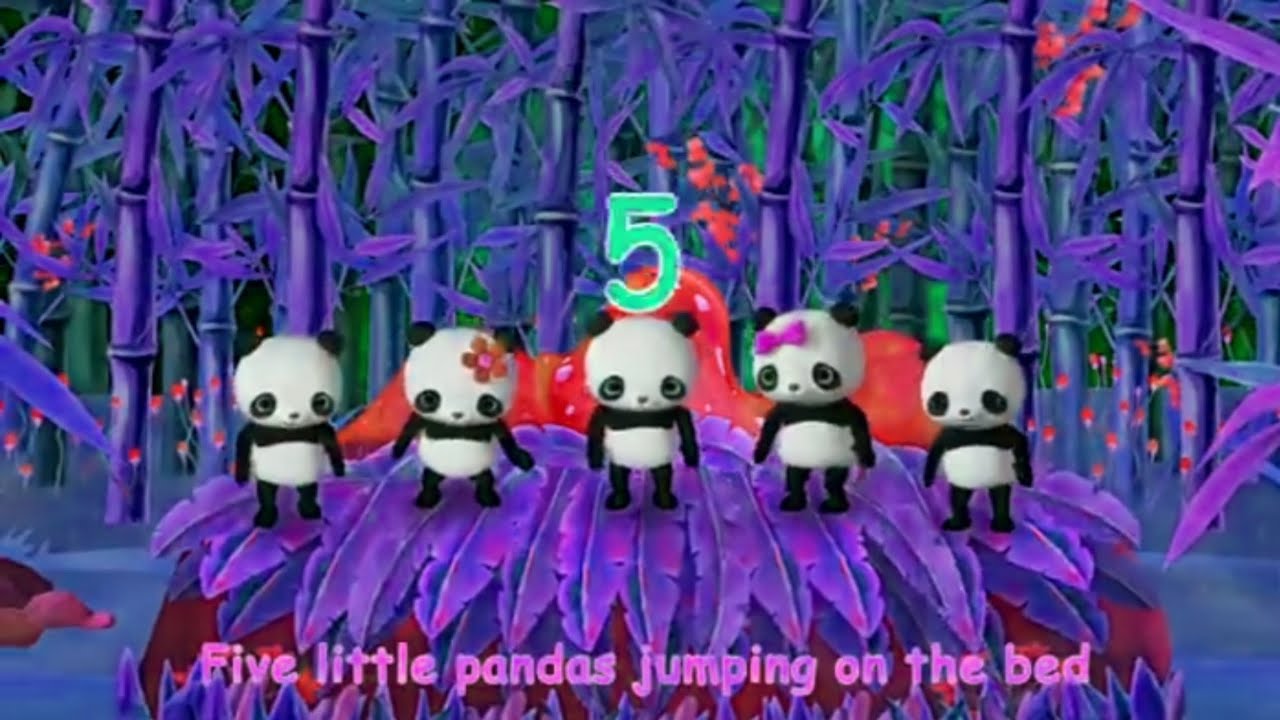 Five Little Pandas Jumping On The Bed Effects//Sponsored By Gamavision Csupo Effects 