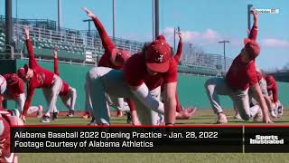 Alabama Baseball Hosts First Spring Practice of 2022