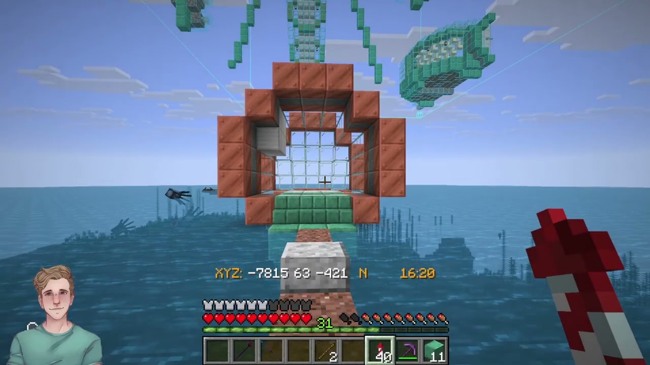 Building on Minecraft with playing Lethal Company later!