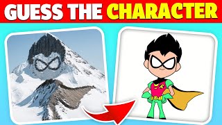 Guess the Real Teen Titans Go Animation Characters by Squinting Your Eyes! | Raven, Cyborg, Robin screenshot 5