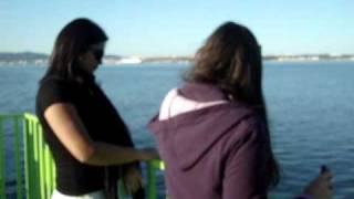 Travessia de Ferry boat Portugal.