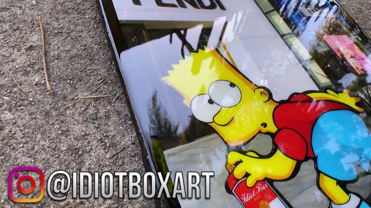 The Simpsons | Bart On The Move By Idiot Box Art