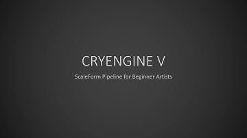 CryEngine ScaleForm Pipeline Intro for Beginner Artists Part 2