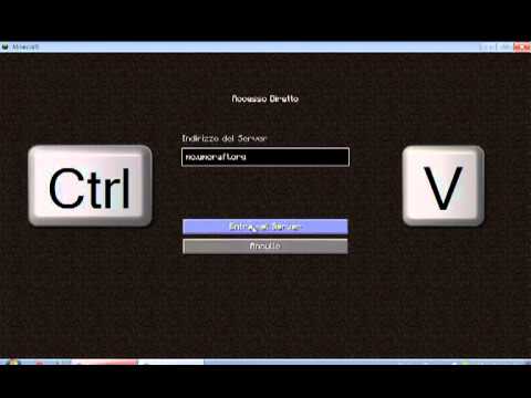 Come Entrare In Un Server Minecraft Youtube