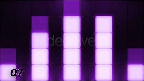 Motion Graphics - VJ - Glowing Cubes