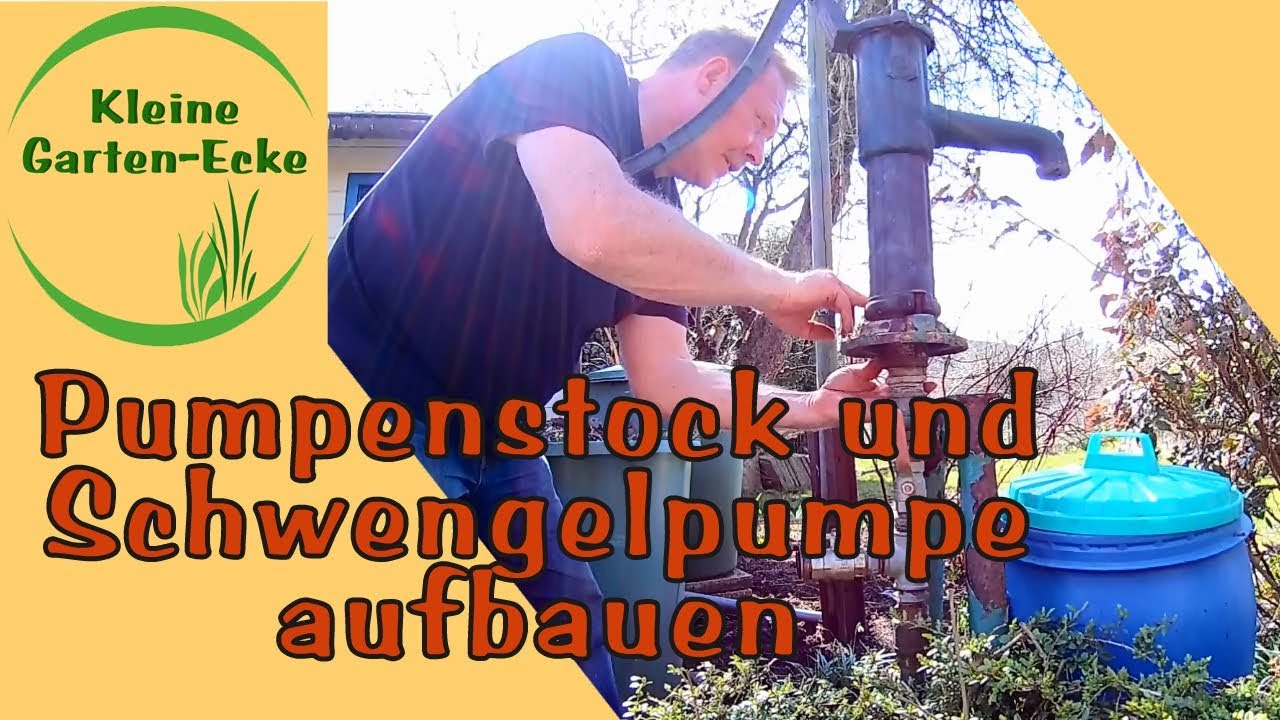 Brunnenbau Pumpenstock für Schwengelpumpe + E-Pumpe I