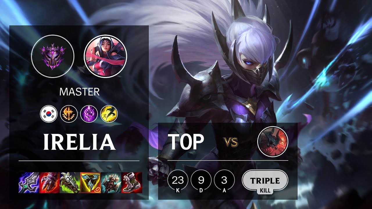 Irelia Top vs Aatrox - KR Master Patch 11.5