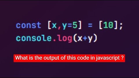 Javascript output based Interview question - Part 122 #shorts #coding #javascriptinterview