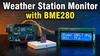 Full Monitor Temperature, Humidity, Pressure & Altitude Using Raspberry Pi Pico, BME280 & LCD Display Guide