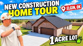 Tour this NEW CONSTRUCTION Home Near Lawton Oklahoma with a HUGE Lot