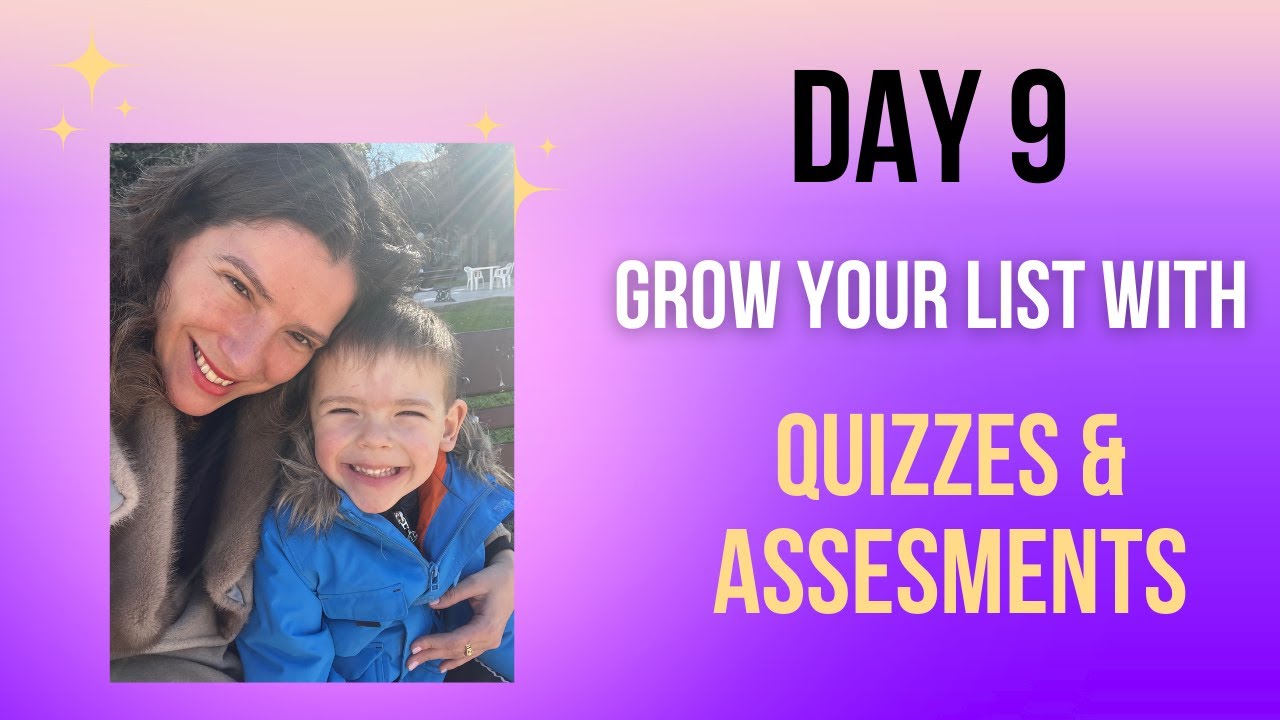 Day 9: Build Your E-commerce Email List With Interactive Quizzes that 100% Proven