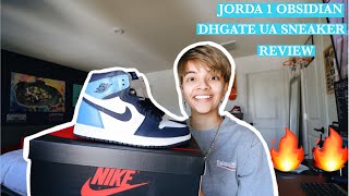 JORDAN 1 OBSEDIAN SNEAKER REVIEW - DHGATE version