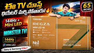 This 65" Mini LED TV Surprised Me! 😱 | Toshiba Z670SP Review in Telugu