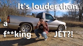 How Loud Is A Cammed & Straight Piped 5.3 GMC Sierra? Decibel Test