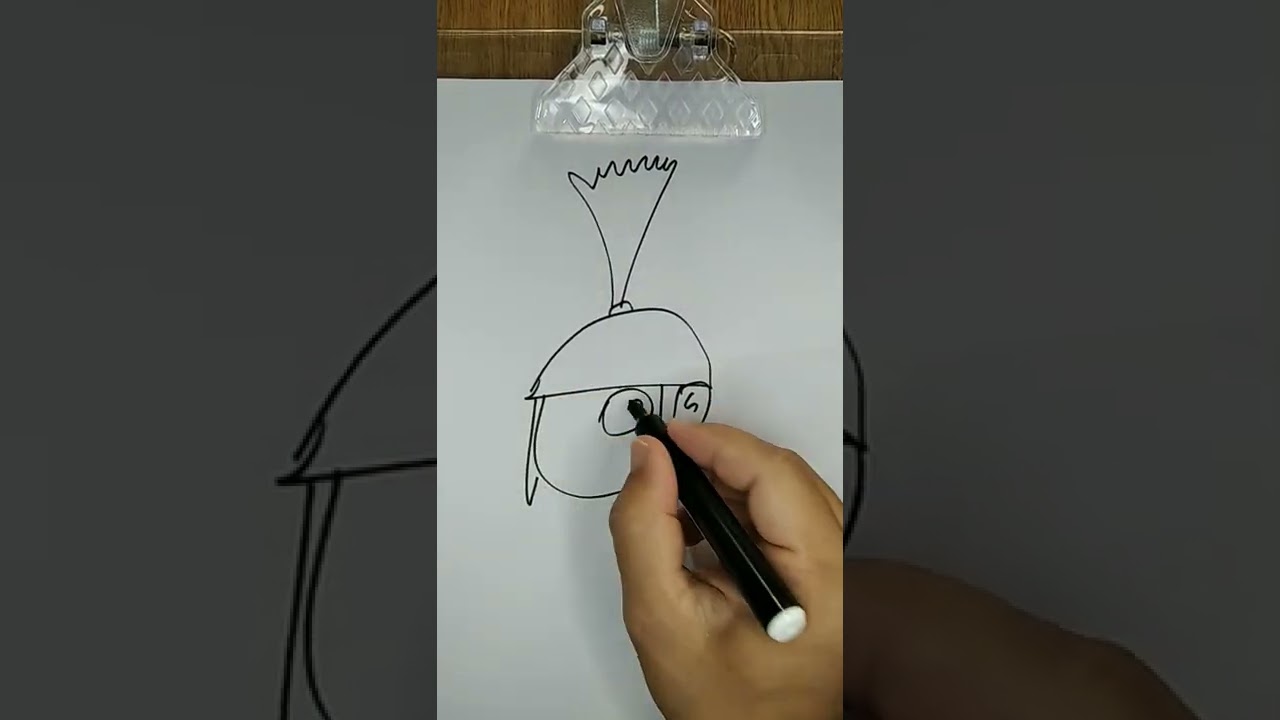 Desenhei a menina Agnes do Meu Malvado Favorito em 16 segundos! 