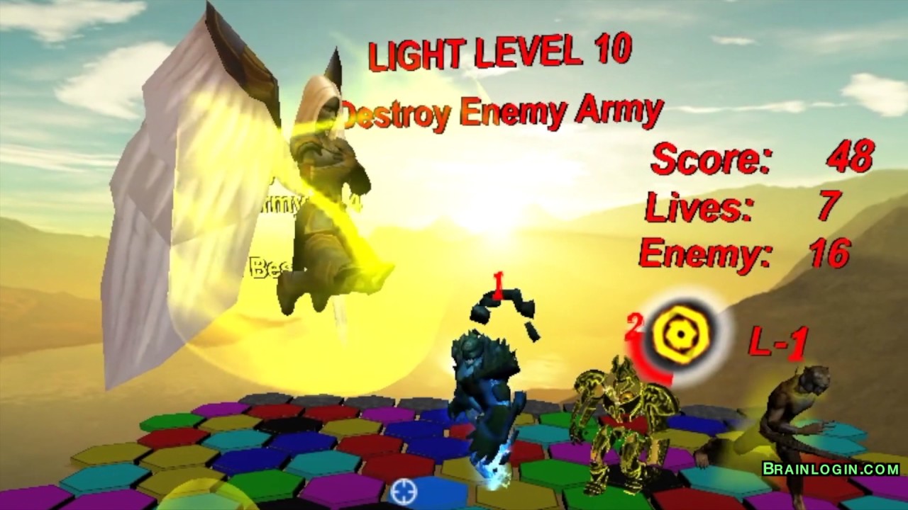 Color Battles VR game. Angel - YouTube