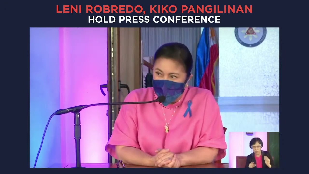 Robredo on her survey numbers for the 2022 presidential race