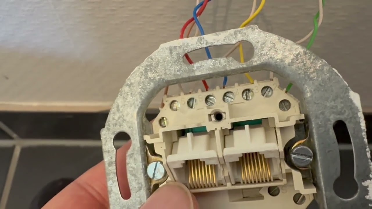 Netzwerkdose aus DSL Splitter