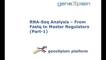 PART1: RNA-seq data analysis from FASTQ files to master regulators