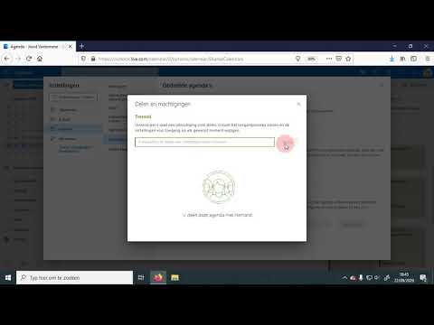 Een online Outlook agenda delen met andere mensen