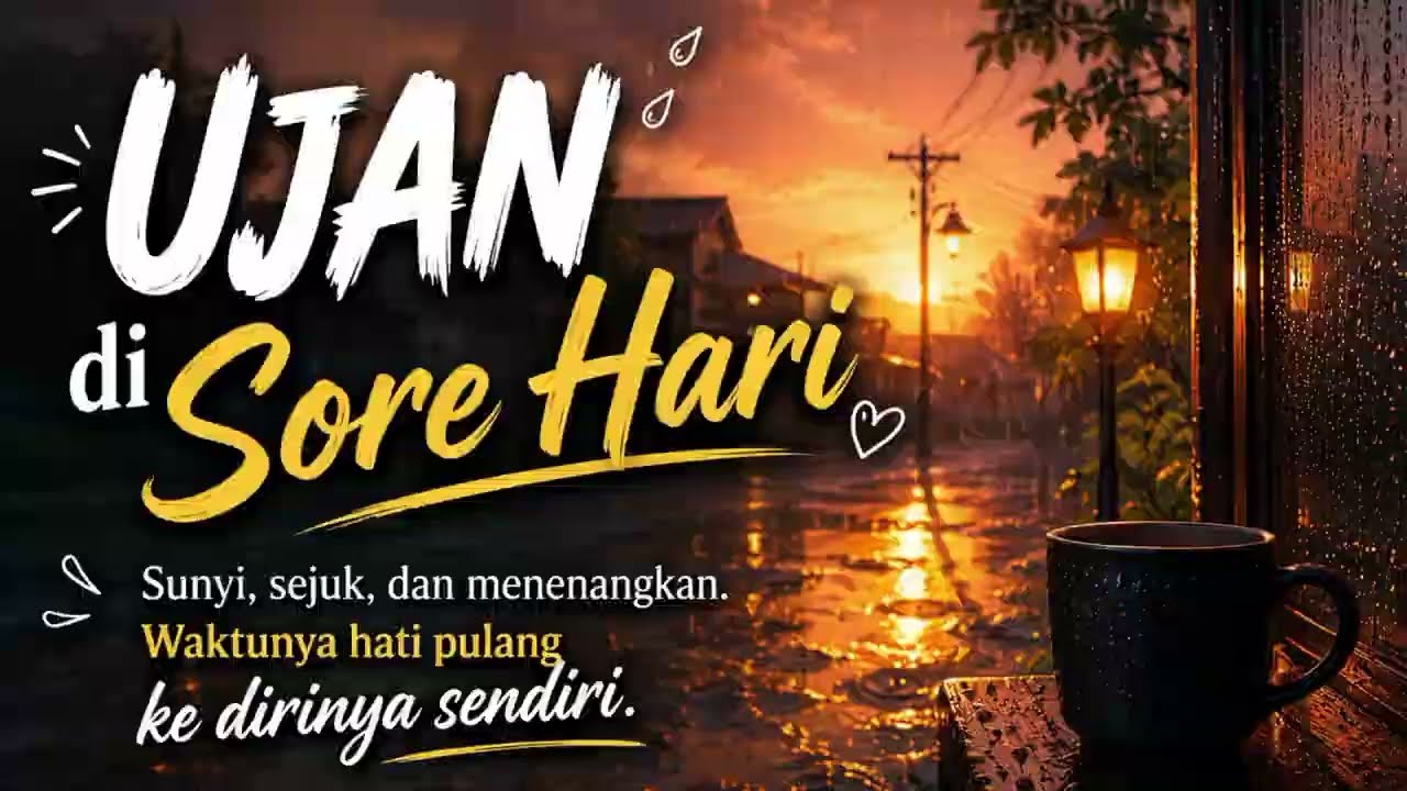 🌧️ HUJAN DI SORE HARI 🌧️ | Saat Rindu Datang Bersama Rintik yang Tak Pernah Pergi