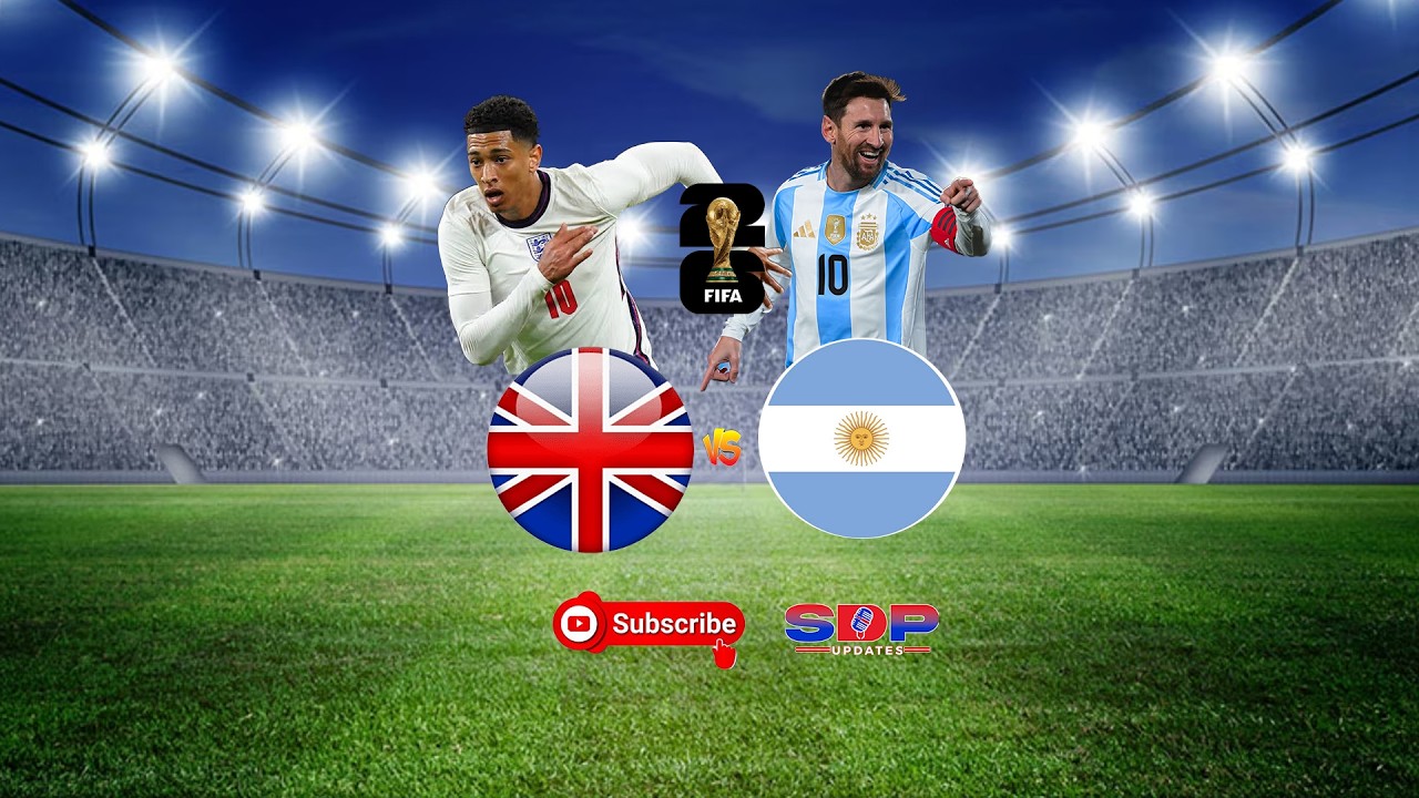🔴#LIVE ENGLAND (1) (2) ARGENTINA (KOMBE LA DUNIA NUSU FAINALI)