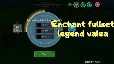 Utopia Origin Indonesia - Enchant fullset armor legend valea