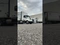 Tractor  trailer spins right around then backs in (front view)