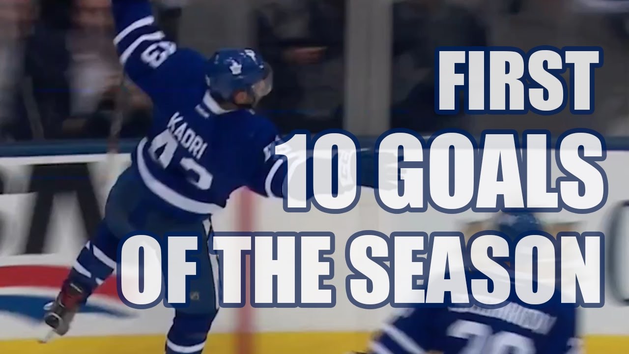 Nazem Kadri First 10 Goals of the 2016-17 Season. (ALL GOALS)