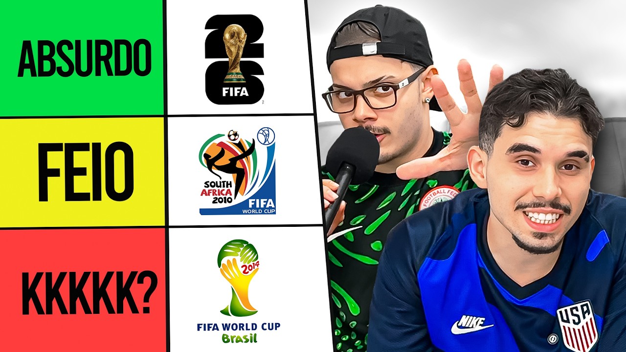 RANKING dos LOGOS COPA DO MUNDO!