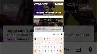 ff official redeem code today | ff reward redemption site code today |  free fire redeem code today