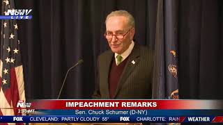 "RELEASE THE EMAILS": Schumer remarks regarding Senate Impeachment Trial