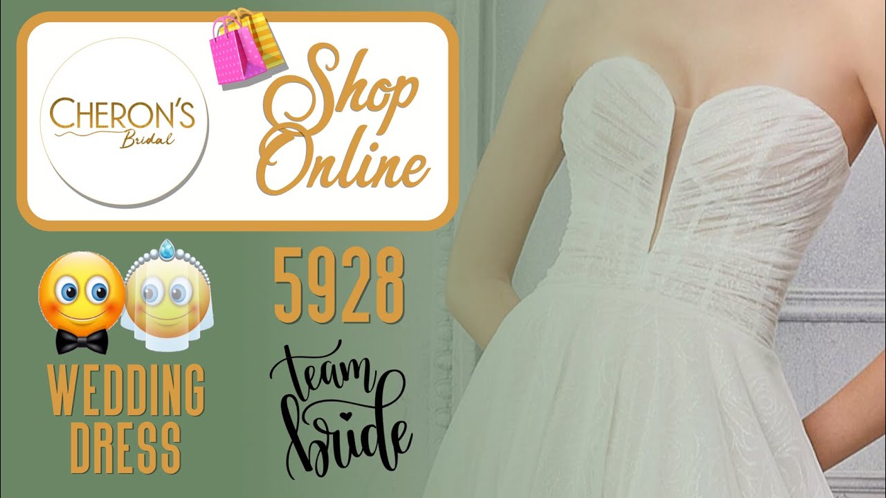 👰Blu: Charlize 5928 | Cheron's Bridal, Wedding Dresses, Chattanooga, TN