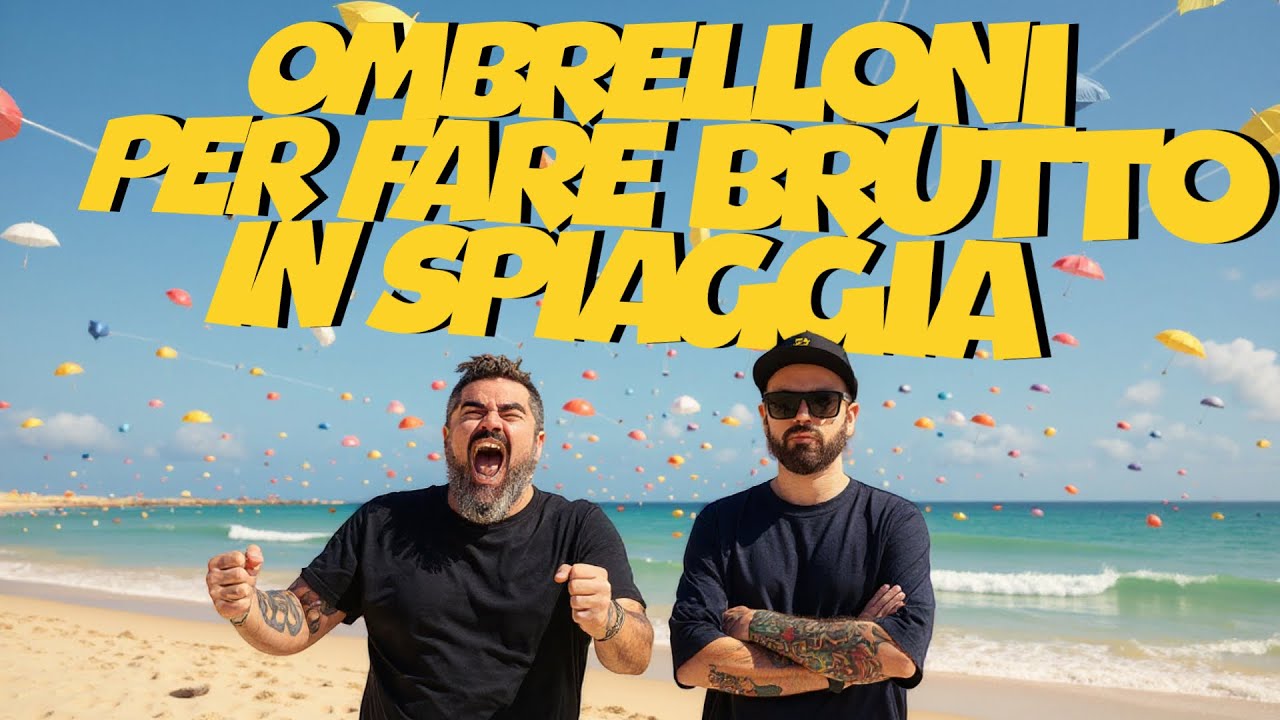 OMBRELLONI PER FARE BRUTTO IN SPIAGGIA