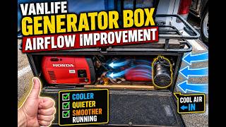 Vanlife Generator box airflow improvement