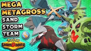 CLIMB RANK EASILY With This MEGA METAGROSS Sandstorm Team in Pokémon Champions