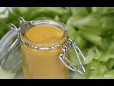 Honig-Senf-Dressing Salatsoße Rezept - Der Bio Koch #549