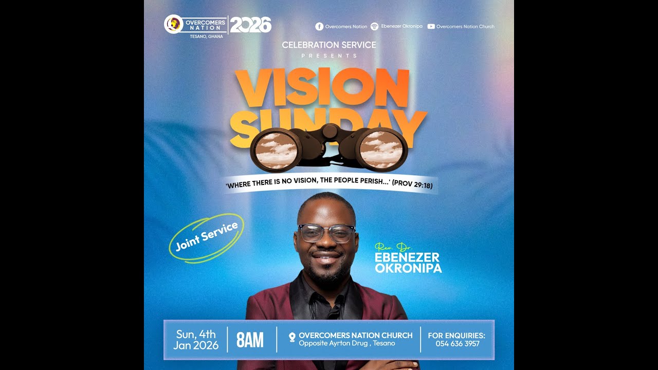 SUNDAY CELEBRATION SERVICE| OVERCOMERS NATION CHURCH