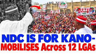 KWANKWASO IN KANO! NDC Supporters Mobilise Across 15 LGAs | Full Video Highlights