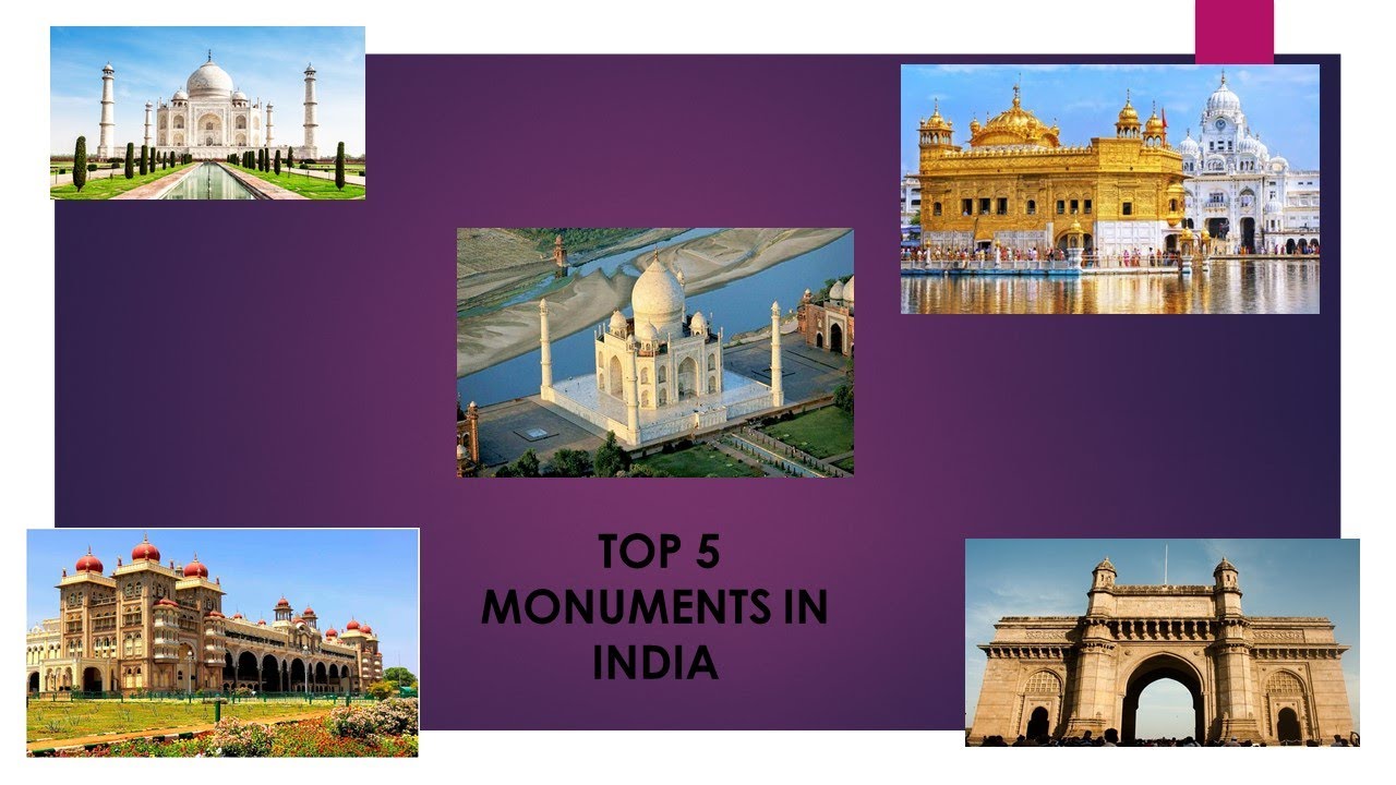 TOP 5 MONUMENTS OF INDIA BY KNOWLEDGE ZONE !