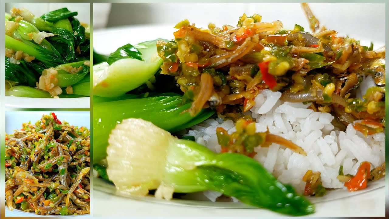 SUAMI SUSAH STOP MAKAN KALAU MASAK INI 😋 TERI RAWIT HIJAU TUMIS POKCOY