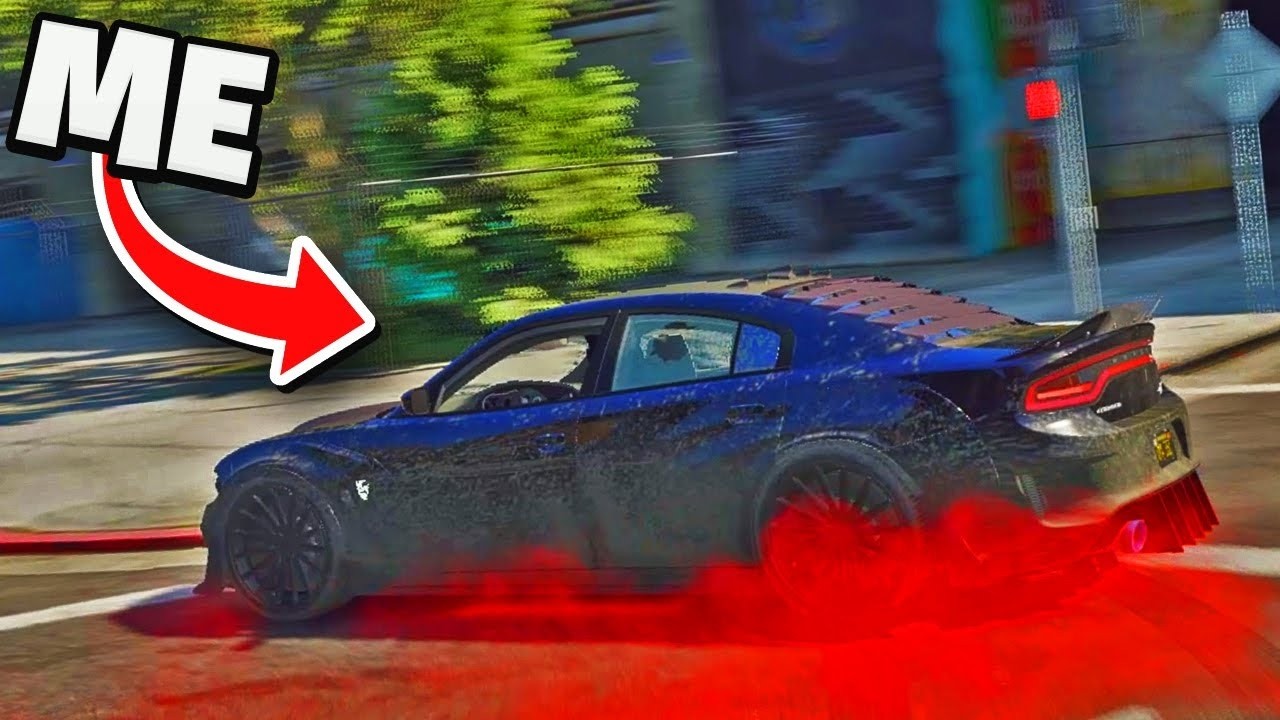 Taking Hellcat to the HOOD in GTA 5 RP